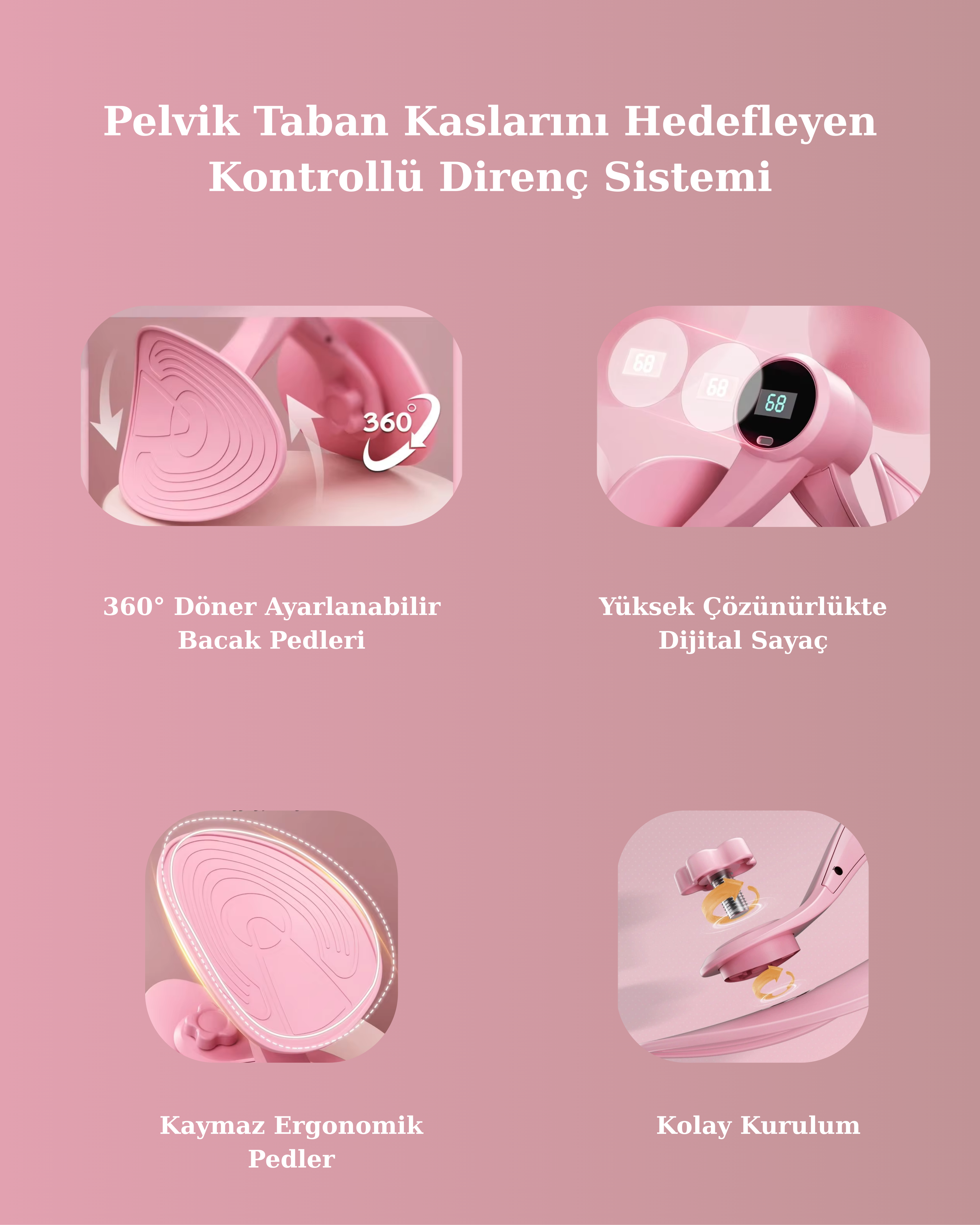 Gulovira • Fem Core – Kegel & Pelvik Egzersiz Aleti